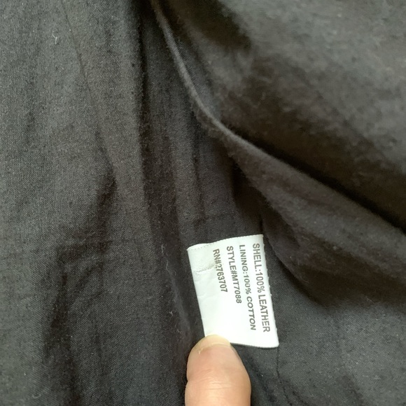 My tribe fitted leather jacket blazer size S like new Y2K - Picture 5 of 12